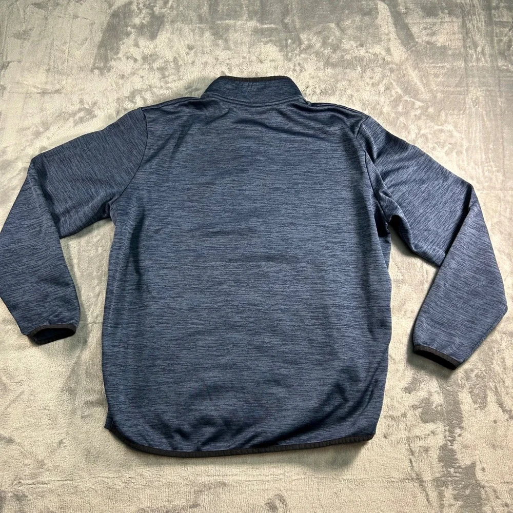 Under Armour‎ Men's Loose Fit 1/4 Zip Pullover Sweatshirt Blue Medium